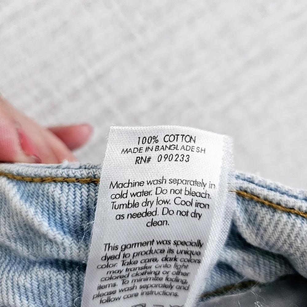 Pacsun Mom Light Blue Jeans High Waist 100% Cotton SZ 25 - Picture 8 of 12